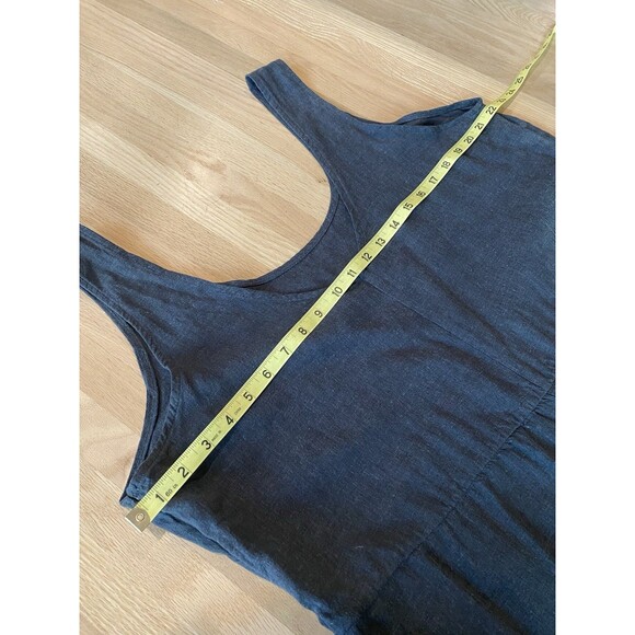 Patagonia Gorpcore Loungewear Leisure Linen Wide Leg Romper Women's XL Black - Picture 4 of 6